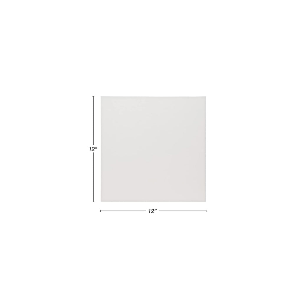 Samsill 50 Pack 12x12 .007 Clear Craft Plastic Sheets Compatible with Cricut, Stencils, Cards, Journals, Crafts, 3D Embellishments, Acetate Sheets for Crafts, Plastic Sheet .007"