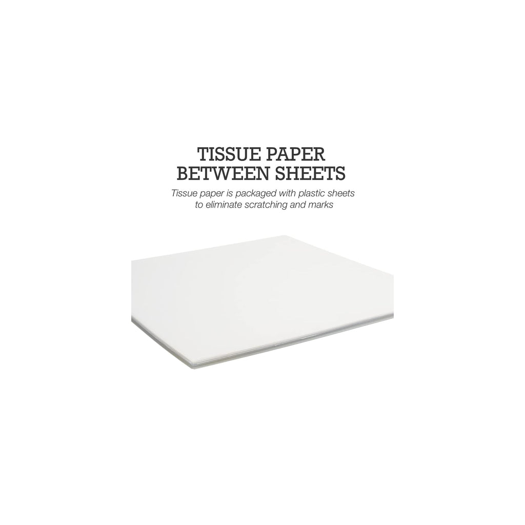 Samsill 50 Pack 12x12 .007 Clear Craft Plastic Sheets Compatible with Cricut, Stencils, Cards, Journals, Crafts, 3D Embellishments, Acetate Sheets for Crafts, Plastic Sheet .007"