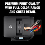 Samsill 100 Pack Transparent Printer Sheets, Projector Film, Clear Transparency Film for Laser Jet Printers, 8.5 x 11 Inch Sheets - Black Image Only,