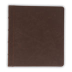 Samsill Vintage Leather Binder, 1.5 Inch Round Ring (Holds 325 Sheets), Letter Size 8.5x11 Documents, Professional Organizer Portfolio, Planner, No Zipper, Brown