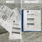 Samsill 500 Pack Heavy Duty Sheet Protectors, Non-Glare, 8.5x11 Inch Page Protectors for 3 Ring Binder, Letter Size Protectors Reinforced Holes, Non-Glare Document Sleeve, Top Loading, Acid Free