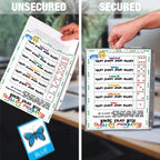 Samsill Sheet Protectors, 8.5x11 Inch Page Protectors for 3 Ring Binder, Super Heavy Duty, Secure Top Flap Protector, Letter Size, Top Loading, Acid Free, 50 Pack