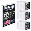 Samsill 24 Pack Durable 0.5 Inch 3 Ring Binders, Round Ring, Clear View Cover for Presentations, White